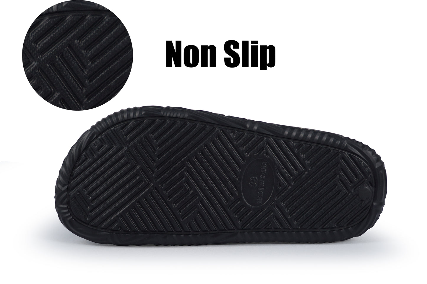 Weweya Shower Shoes for Women and Men - Bathroom Slippers - Non Slip House Slides - Lightweight Beach Sandals