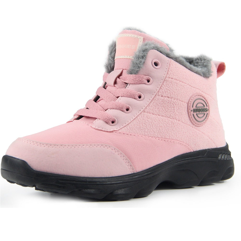 Weweya Women's Snow Boots Fur Lined Winter Booties Anti-Slip Ankle Boots