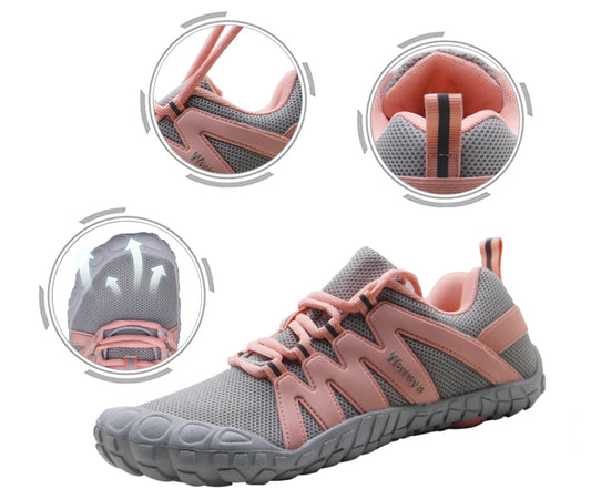 Weweya Barefoot Shoes for Women Minimalist Running Cross Training Shoe