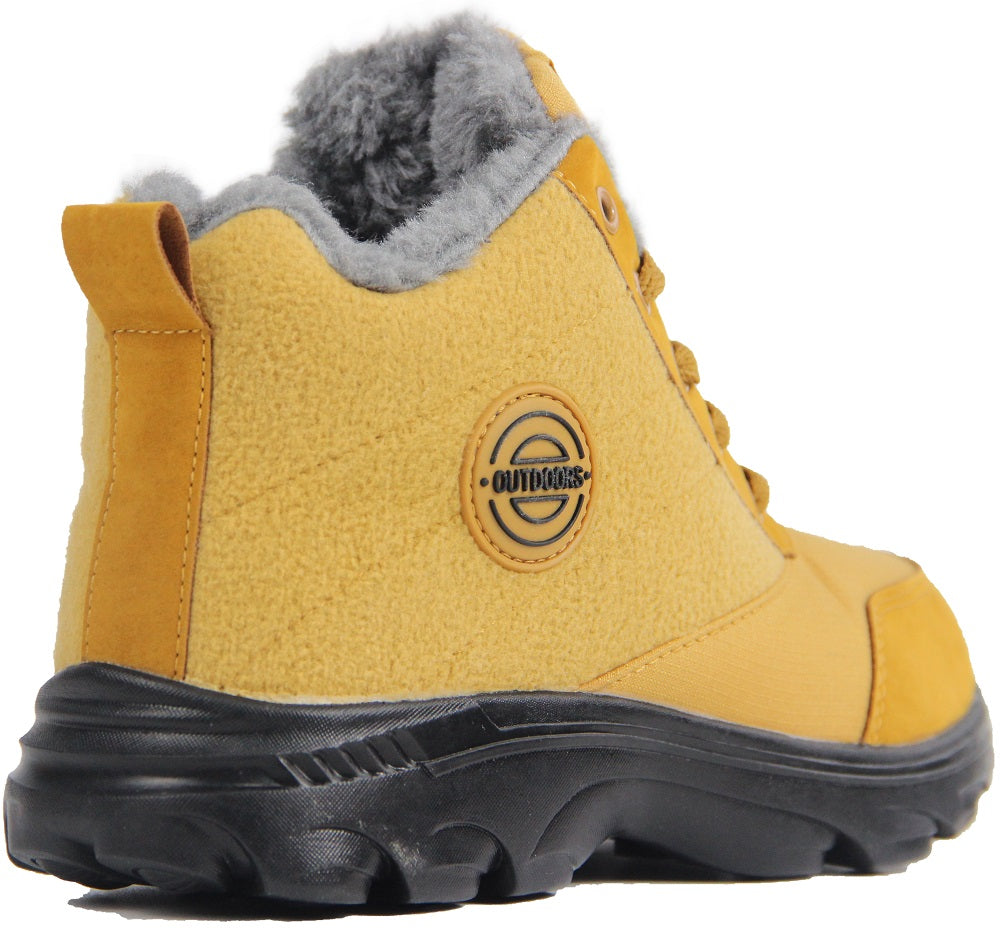Weweya Women's Snow Boots Fur Lined Winter Booties Anti-Slip Ankle Boots