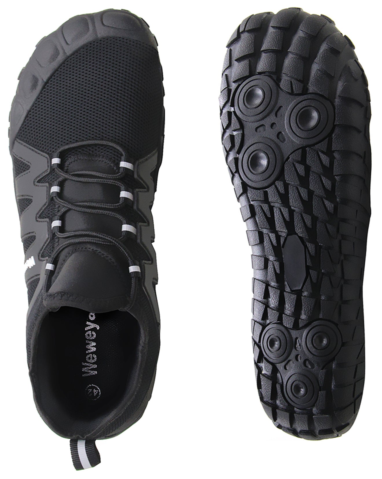Weweya Men's Barefoot Tongue-less Minimalist Cross Training Shoes